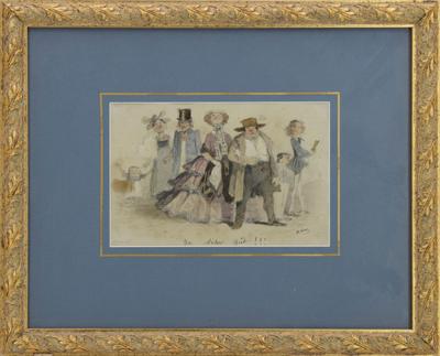 Na spacerze, 1855