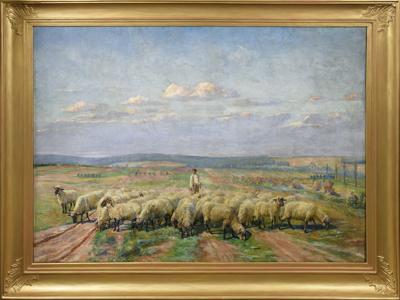 Owce na pastwisku, 1936