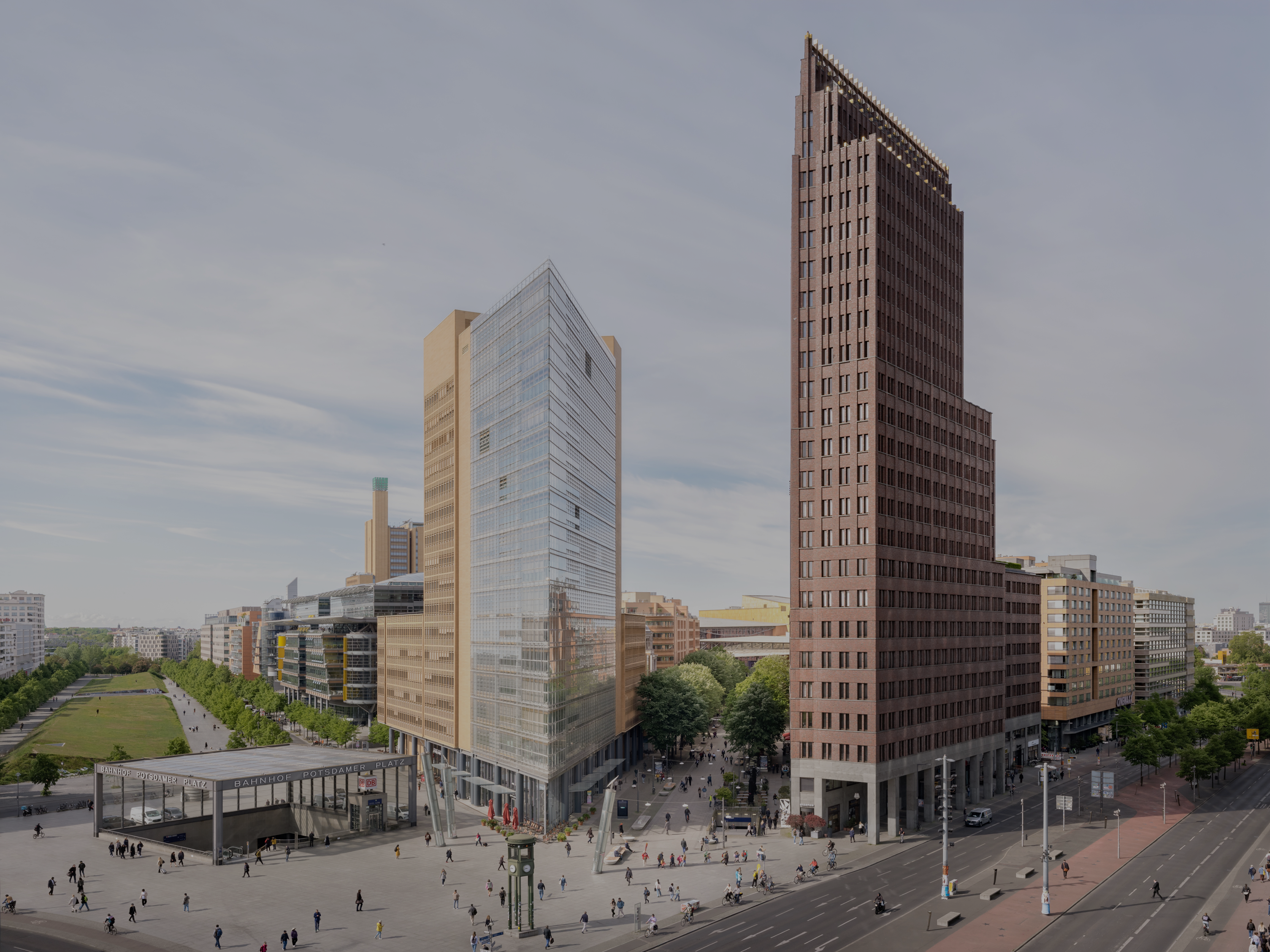 Bild der Skyline am Potsdamer Platz