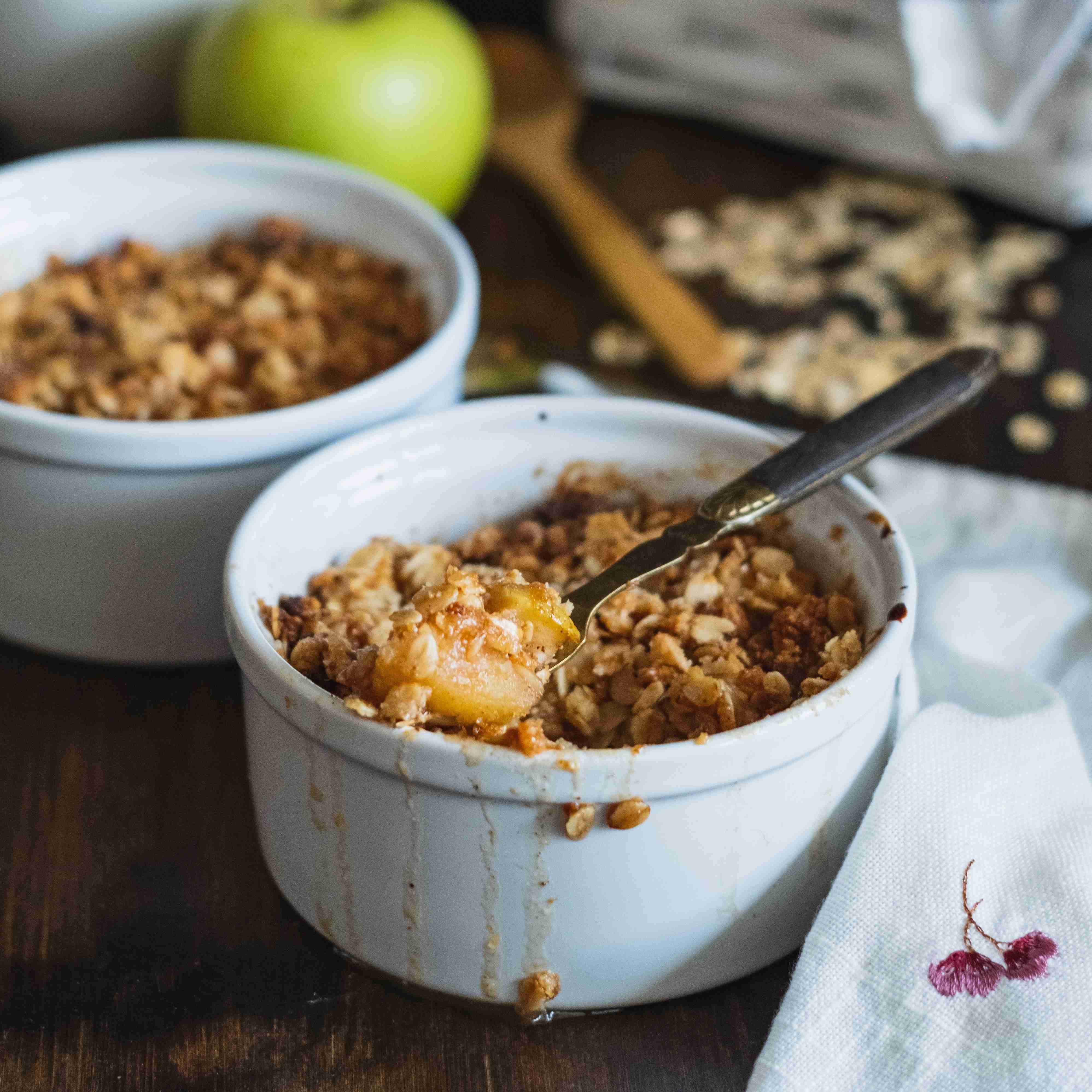 apple crumble pie