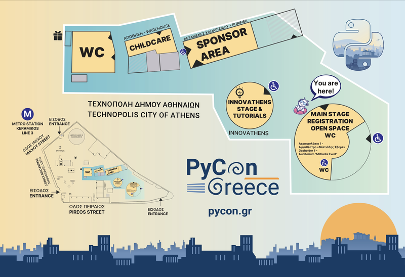 An overview of the venue