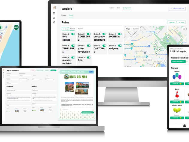 Pre-designed activities with custom Apps