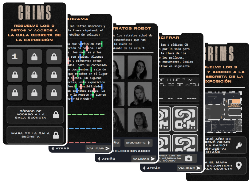 Reto tipo escape room para exposición