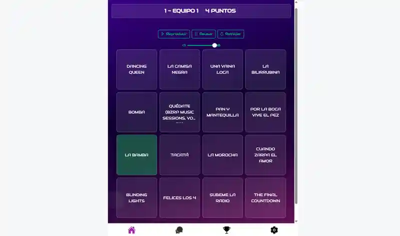 Virtual Music Bingo Revolution