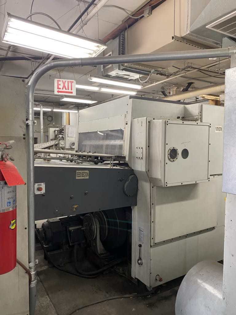 Offer 372016, a BOBST SP 126 E from 1983