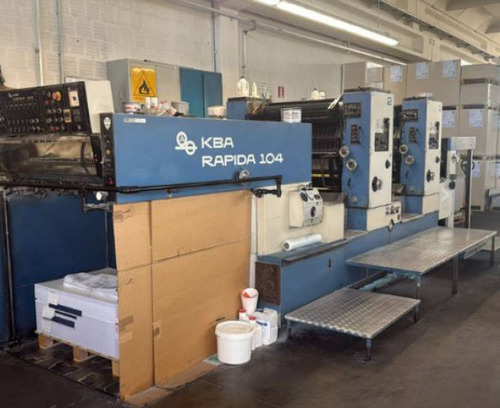 Offer 382016, a KBA-RAPIDA RAPIDA 104-2 SW from 1992