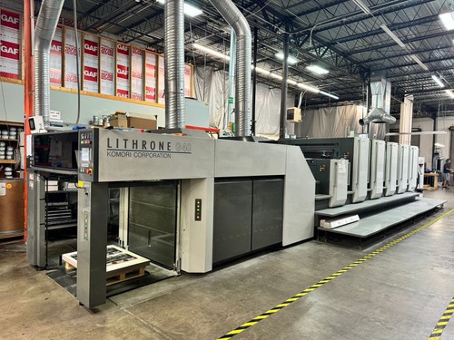 Offer 375475, a KOMORI LITHRONE GL 540+C from 2015