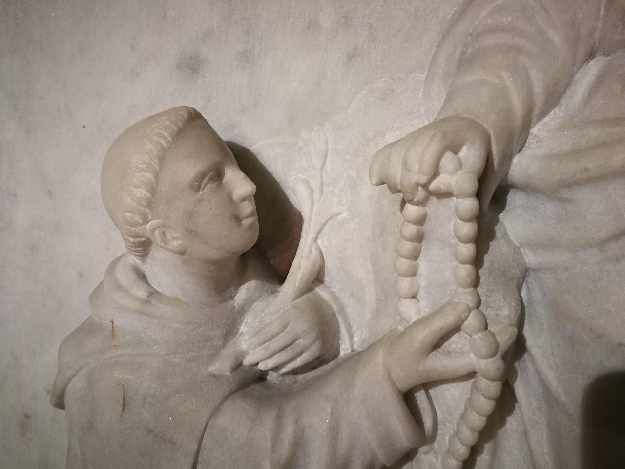 Saint Dominique reçoit le chapelet