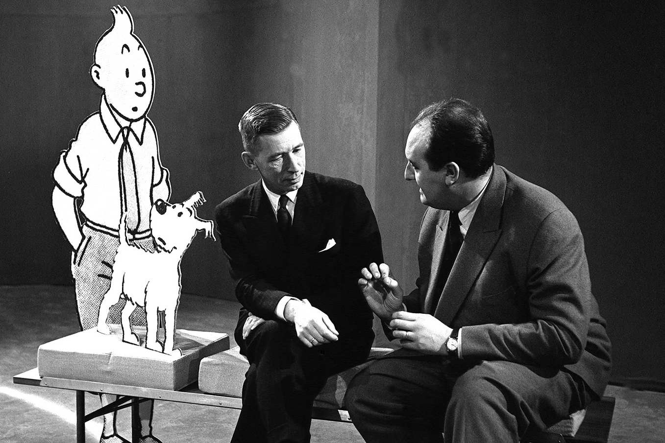 Interview du dessinateur Hergé par Pierre Tchernia dans l'émission "Parade du mois".