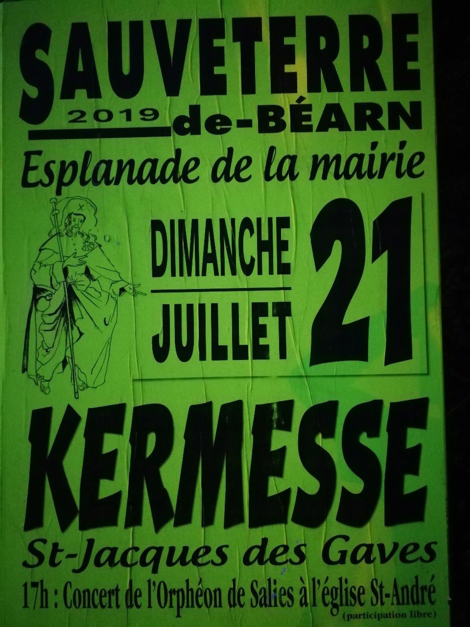 Kermesse Sauveterre dimanche 21 juillet