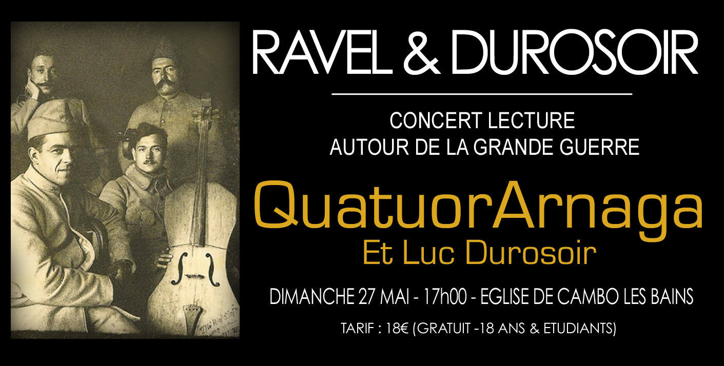 Concert-lecture du Quatuor Arnaga à Cambo