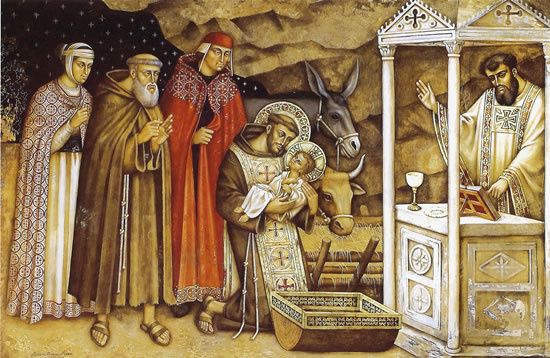 Huit siècles de crèches depuis saint François d’Assise, 1223 à Greccio