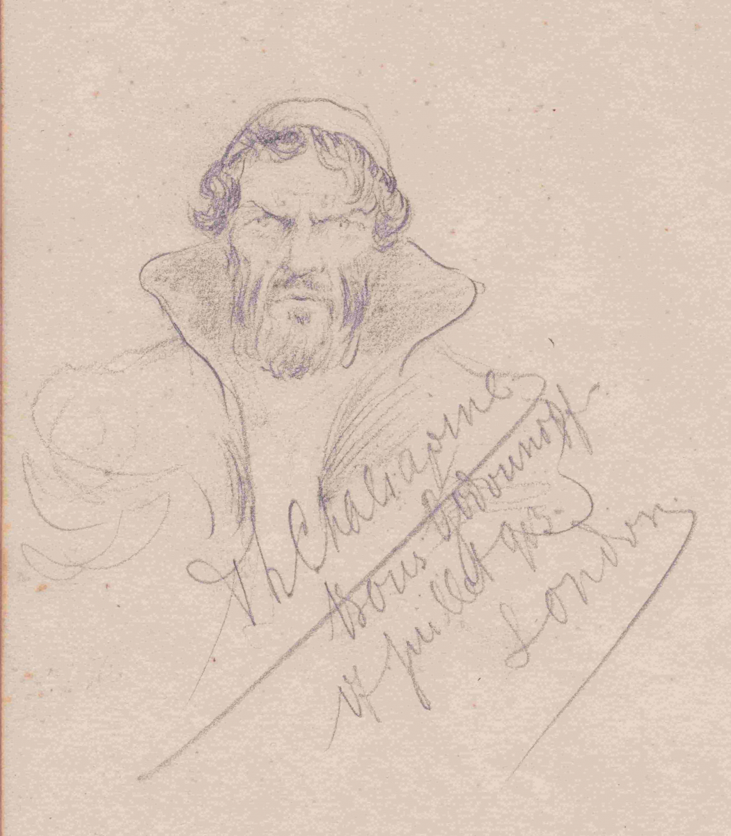 z Autoportrait signé de Fedor Chaliapine au Château d'Arcangues.jpg
