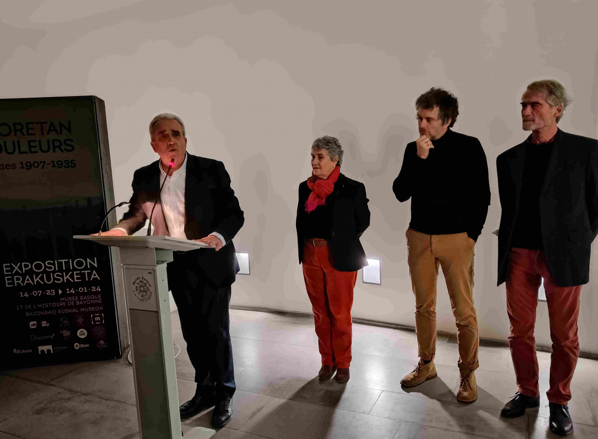 Bayonne : le vernissage de l'exposition Pierre Loti au Musée Basque