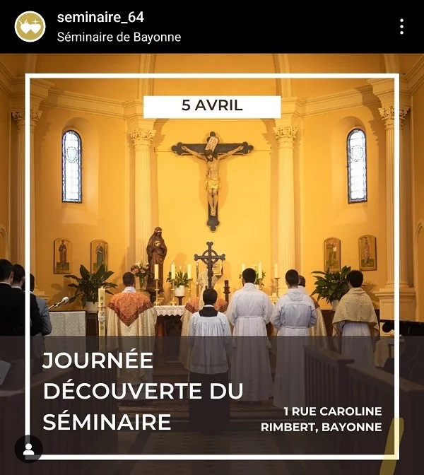 Bayonne : journée découverte du séminaire le 5 avril