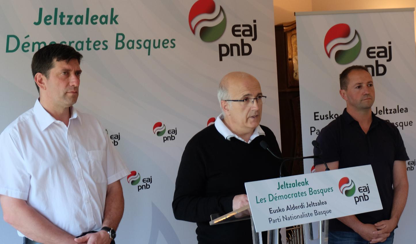 Le PNB propose un Statut territorial de l‘euskara