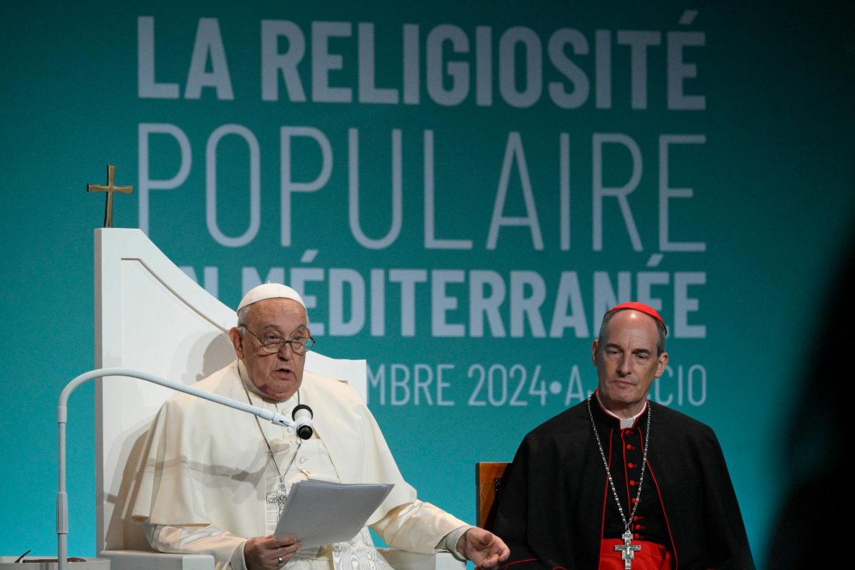 Le Pape François à Ajaccio dimanche 15 décembre 2024