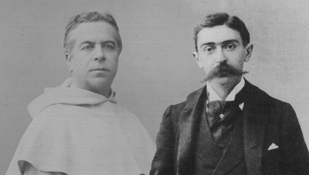 Henri Didon et Pierre de Coubertin, à l'origine des Jeux Olympiques