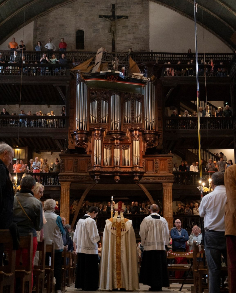 Saint-Jean-de-Luz : Mgr Aillet inaugure le relevage de l'orgue de St-Jean-Baptiste