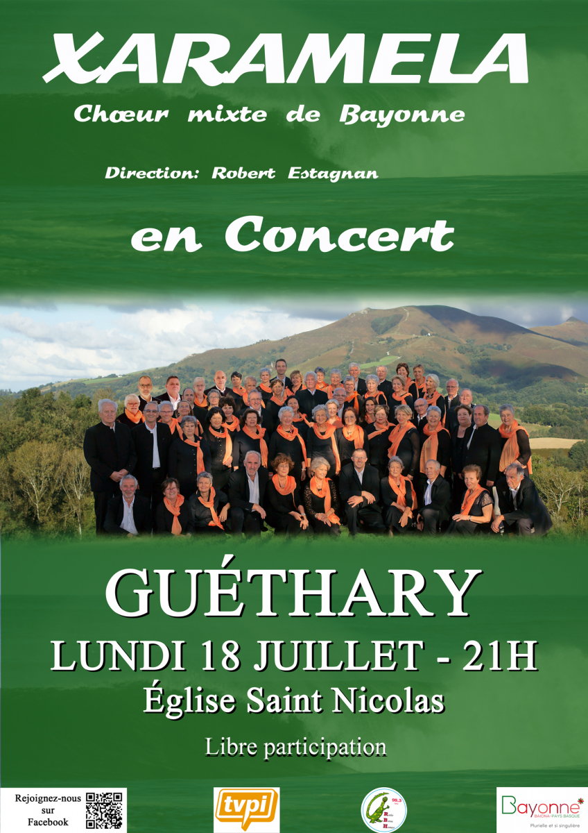 Guéthary : le chœur Xaramela chantera à l’église Saint-Nicolas