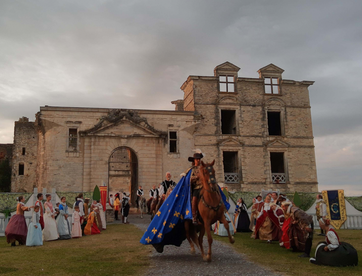 Spectacle historique "Bidache, le passé recomposé" au château de Gramont ces 2, 3 et 4 août