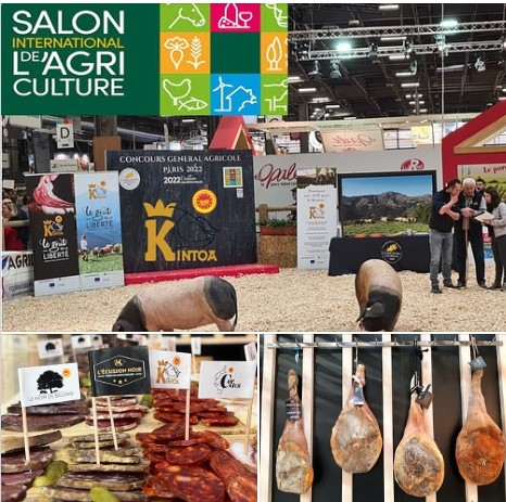 Salon de l’agriculture à Paris : concours du porc basque Kintoa et Belles tablées chez Pierre Oteiza