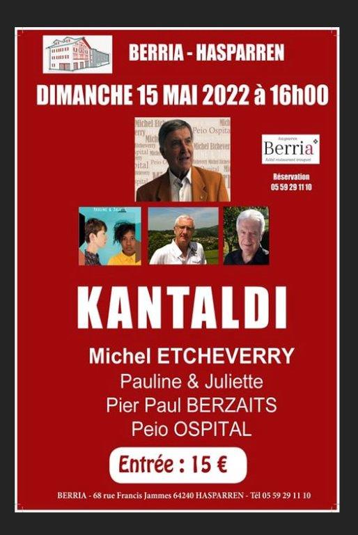 Michel Etcheverry avec P.P. Berzaits et Peio Ospital : le retour de nos talents basques !