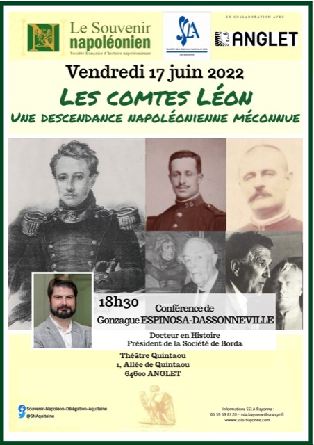 Anglet : "Les comtes Léon, une descendance napoléonienne méconnue"