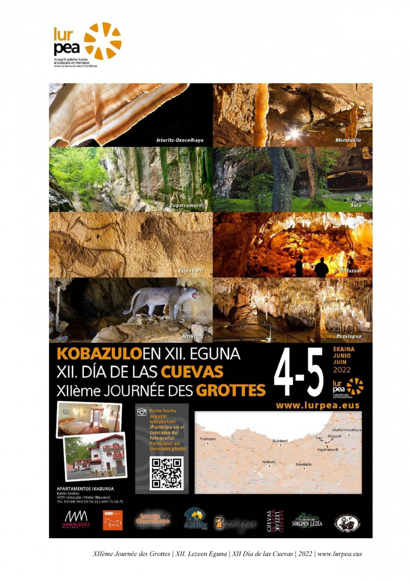 Isturitz : journées des grottes basques « Lurpea » à Oxocelhaya