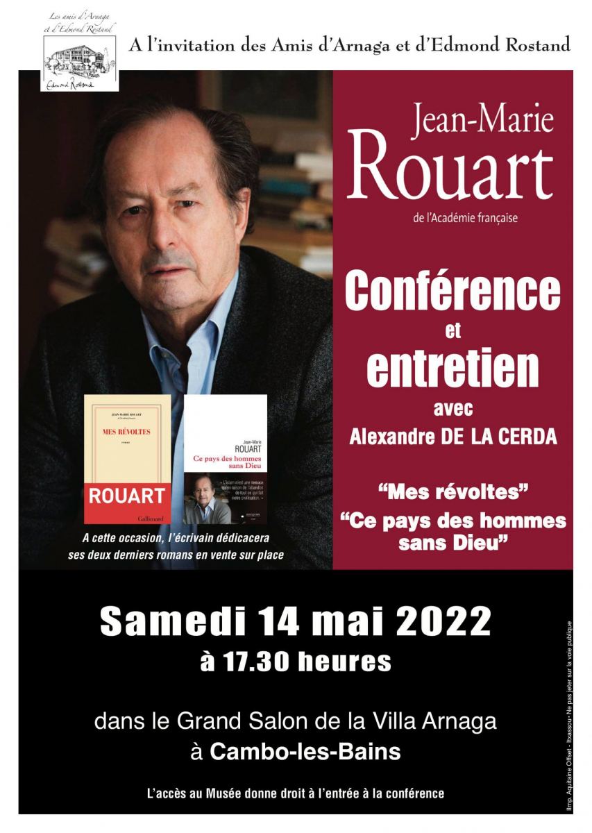 Cambo : Jean-Marie Rouart revient à Arnaga pour évoquer ses derniers ouvrages