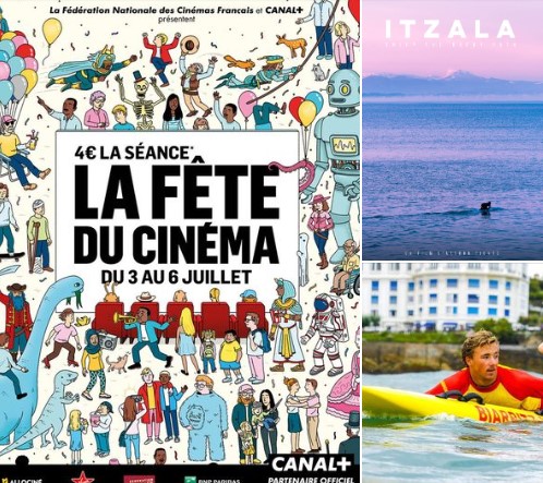 Le Cinéma à la fête, et sur les vagues de Biarritz à Anglet !