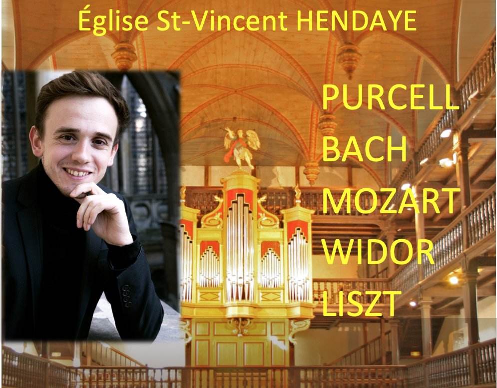 Hendaye : l’été de l’orgue à l’église Saint-Vincent avec Thomas Ospital