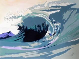 La vague par Eric Bourdon