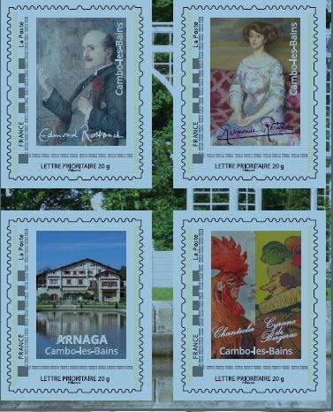 Centenaire Rostand : timbre-poste commémoratif et hommage à Rosemonde Gérard