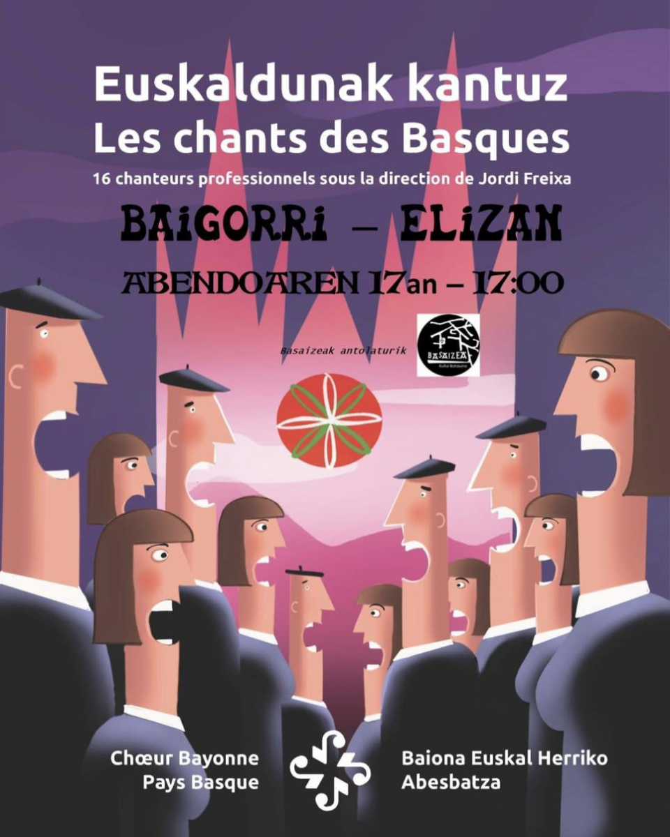 Baigorri : concert du Chœur Bayonne Pays Basque