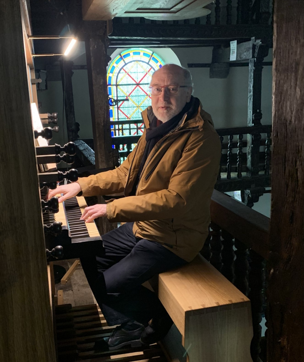 Étienne Rousseau-Plotto à l'orgue de Saint-Vincent-de-Tyrosse le 16 février