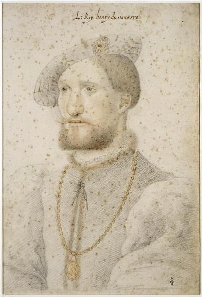 Henri d'Albret, roi de Navarre. Jean Clouet (atelier) 2e quart XVIe siècle, musée Condé, Chantilly.jpg