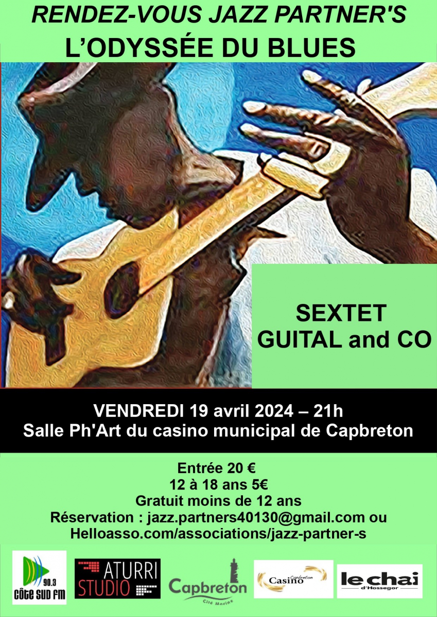 Capbreton : l’Odyssée du Blues avec le Sextet Guital and C°