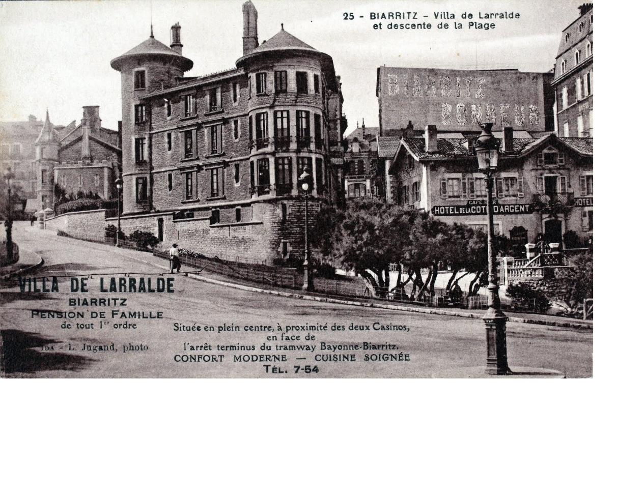 1er Atelier de Coco Chanel à la villa Larralde à Biarritz