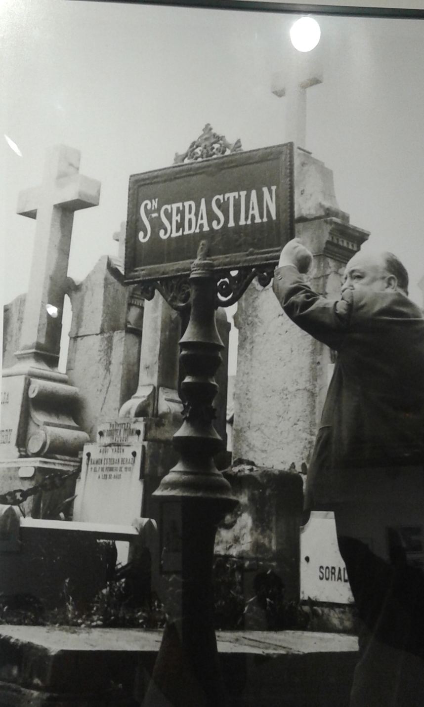 Hitchcock au cimetière Polloe à Saint-Sébastien