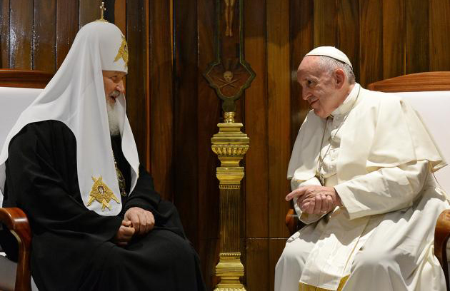 Dialogue cordial et ouvert du Pape avec l’Église russe