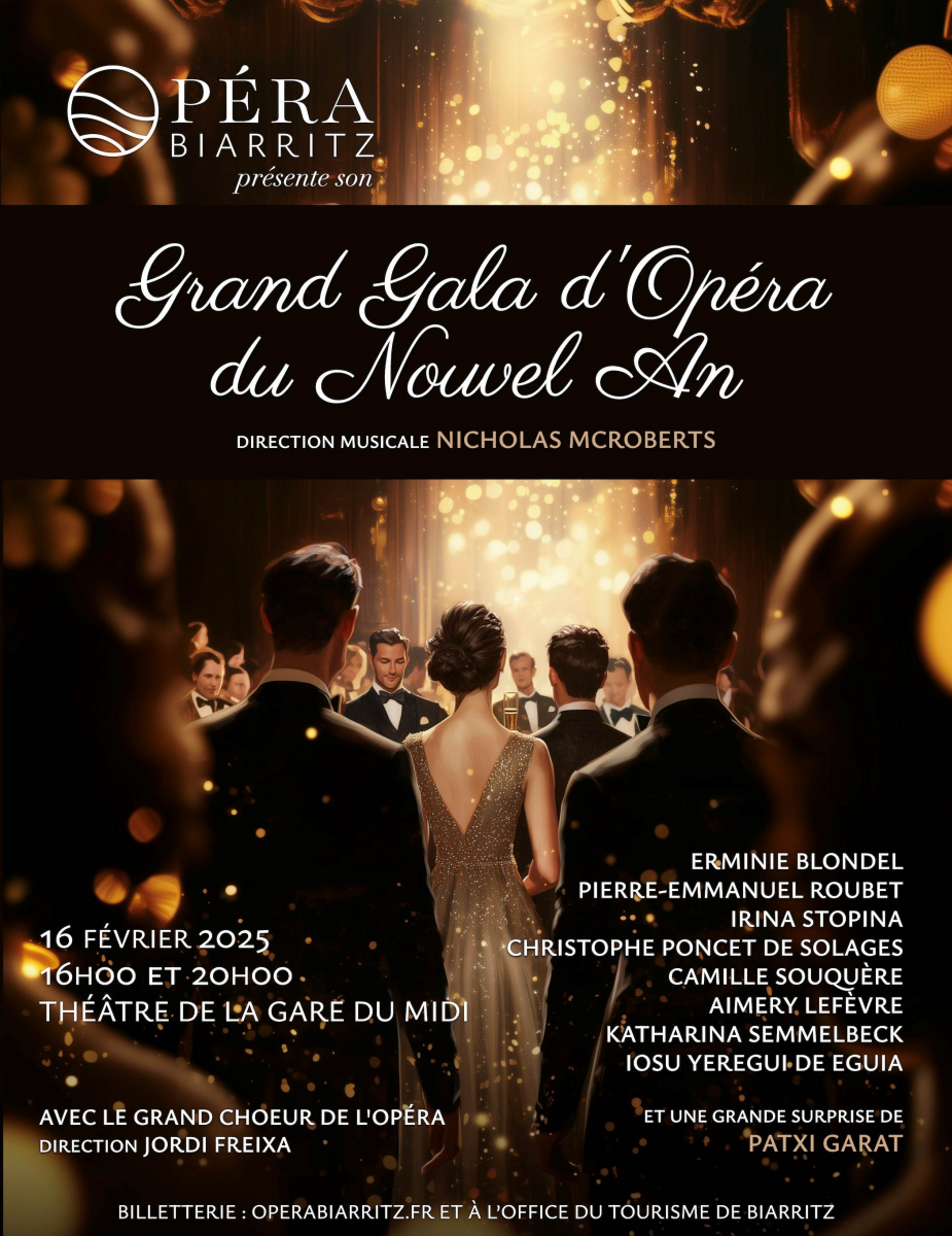 Retenez la date du 16 février : Grand Gala d’Opéra au théâtre du Casino de Biarritz