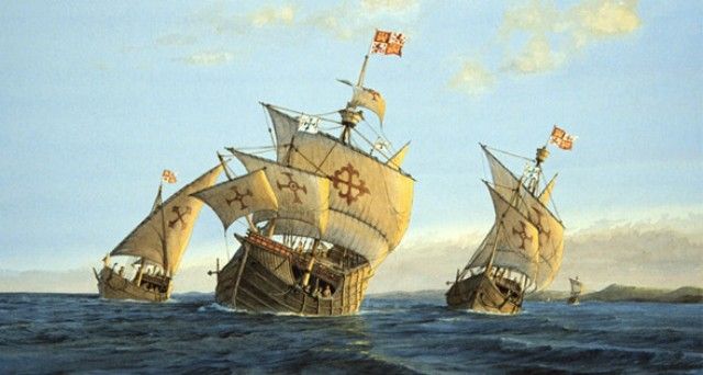 Les mystères de Christophe Colomb : les trois caravelles