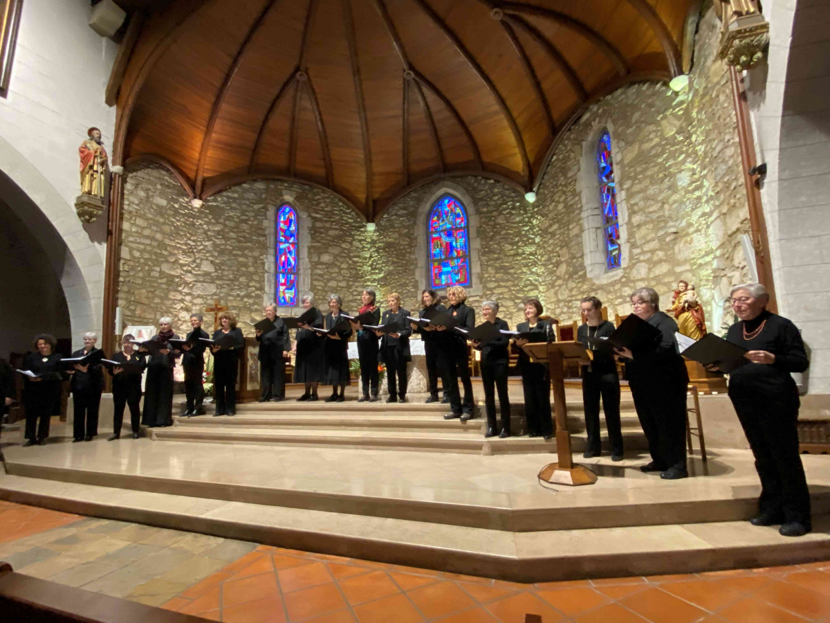 Anglet : concert du chœur de femmes "Vocanti" avec harpe en l’église Saint-Léon