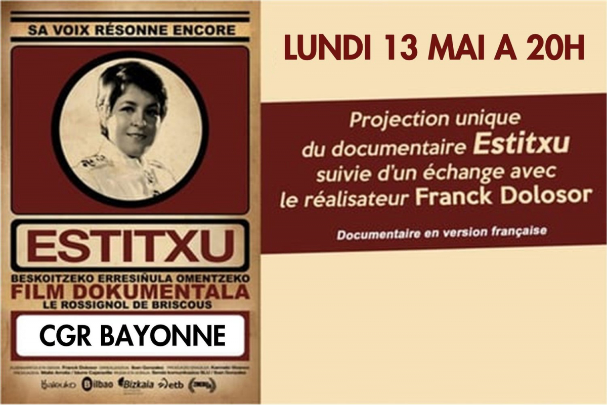 Bayonne : le film sur Estitxu au CGR ce lundi, avec sa famille et le réalisateur Franck Dolosor