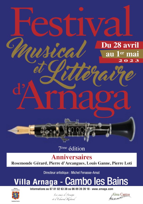 Quatre anniversaires au programme du 7ème Festival Musical et Littéraire d’Arnaga