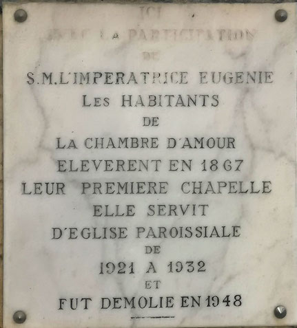 église Sainte-Marie Anglet plaque première chapelle.jpg