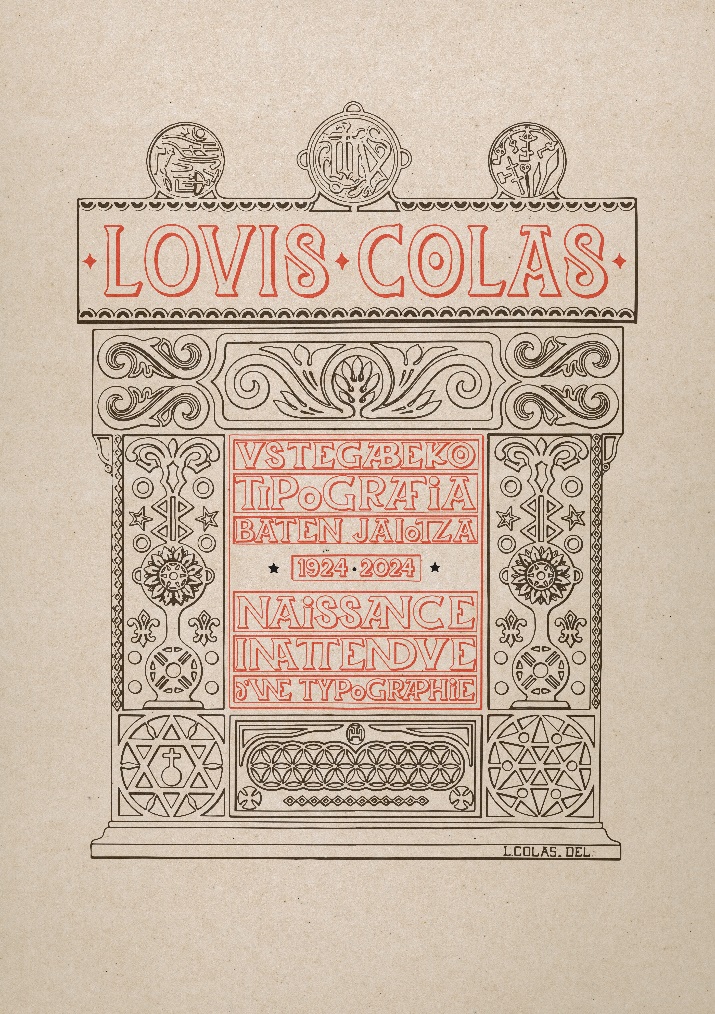 Bayonne : Louis Colas, naissance inattendue d’une typographie, au Musée Basque