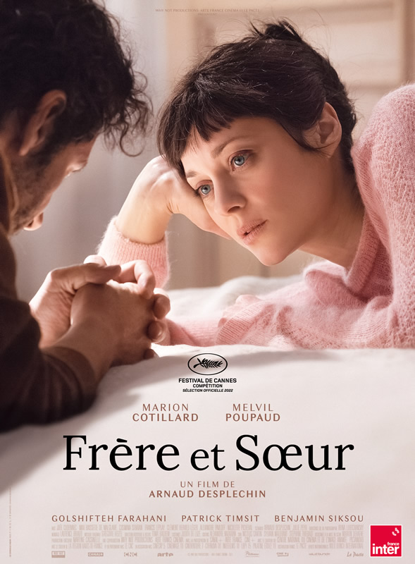 Frère et Sœur (110’) - Film français d’Arnaud Desplechin