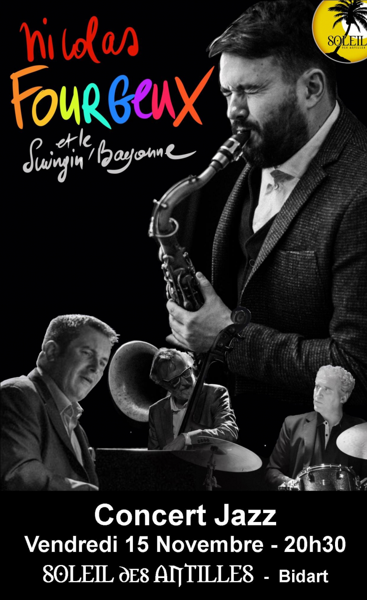 Bidart : le saxophoniste Nicolas Fourgeux va faire jazzer le Soleil des Antilles !